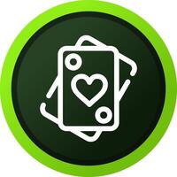 Playing Cards Creative Icon Design vector