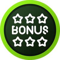 Bonus Creative Icon Design vector