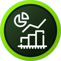 Statistical Analysis Creative Icon Design vector