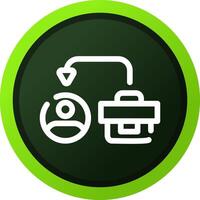 B2C Creative Icon Design vector