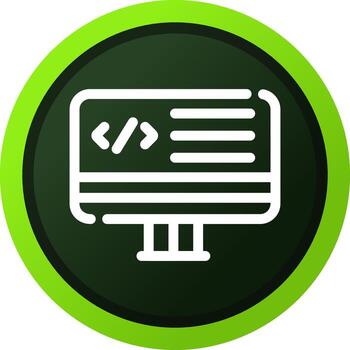 web programación creativo icono diseño vector