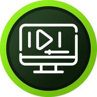 Video Play Creative Icon Design vector