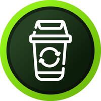 Trash Recycle Creative Icon Design vector