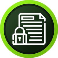 Confidential Project Creative Icon Design vector