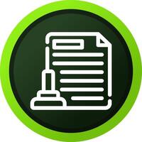 Legal Document Creative Icon Design vector