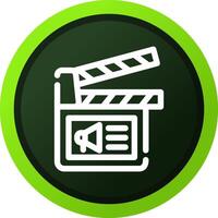 Cinema Ad Creative Icon Design vector