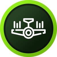 Airplane Creative Icon Design vector