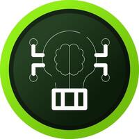 Deep Learning Creative Icon Design vector