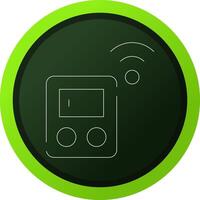 Smart Meter Creative Icon Design vector