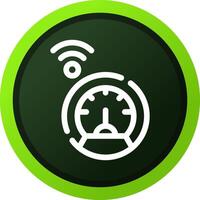 Smart Meter Creative Icon Design vector