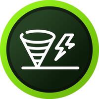 Tornado Creative Icon Design vector