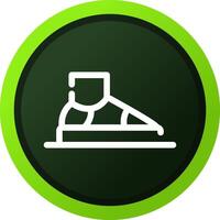 Sneakers Creative Icon Design vector