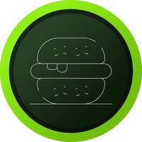 Burger Creative Icon Design vector