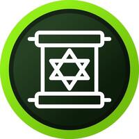 Scroll torah Creative Icon Design vector