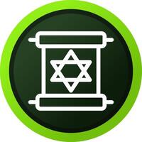 Scroll torah Creative Icon Design vector