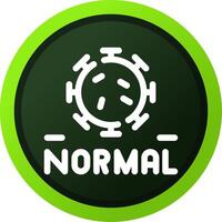 New Normal Creative Icon Design vector