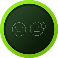 Basic Emotion Creative Icon Design vector