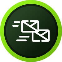 Mass Mailing Creative Icon Design vector