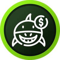 Loan Shark Creative Icon Design vector