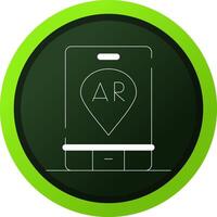 Ar Navigation Creative Icon Design vector