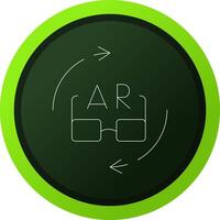 Ar Glasses Creative Icon Design vector