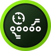 Circle Accent Timeline Creative Icon Design vector
