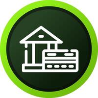 Banking Merchant Creative Icon Design vector