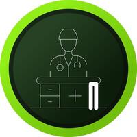 Doctor Office Creative Icon Design vector