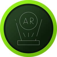 Augmented Reality Creative Icon Design vector