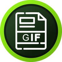 GIF Creative Icon Design vector