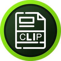 CLIP Creative Icon Design vector