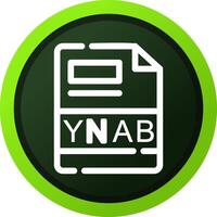 ynab creativo icono diseño vector