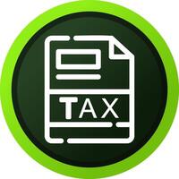 TAX Creative Icon Design vector