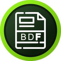 BDF Creative Icon Design vector