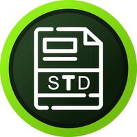 STD Creative Icon Design vector