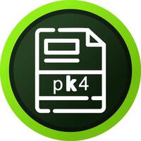 pk4 creativo icono diseño vector