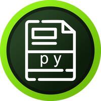 py Creative Icon Design vector