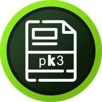 pk3 Creative Icon Design vector