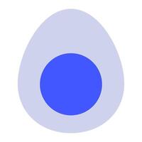 Egg Icon Food and Beverages for Web, app, uiux, infographic, etc vector
