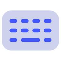 Keyboard Icon for web, app, uiux, infographic, etc vector