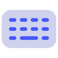 Keyboard Icon for web, app, uiux, infographic, etc vector