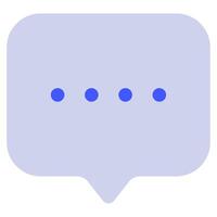 Chat Box Icon for web, app, uiux, infographic, etc vector