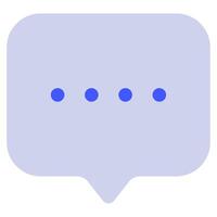 Chat Box Icon for web, app, uiux, infographic, etc vector