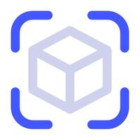 Augmented Reality Icon for web, app, uiux, infographic, etc vector