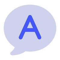 Answer Icon for web, app, uiux, infographic, etc vector