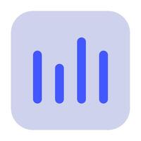 Analytics Icon for web, app, uiux, infographic, etc vector