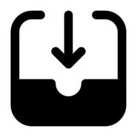 Inbox Icon for web, app, uiux, infographic, etc vector