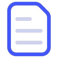 Document Icon for web, app, uiux, infographic, etc vector