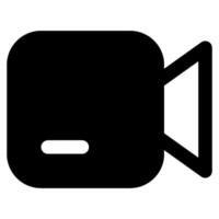 Video Call Icon for web, app, uiux, infographic, etc vector