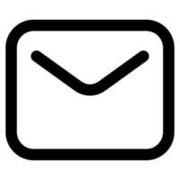 correo electrónico icono para web, aplicación, uiux, infografía, etc vector